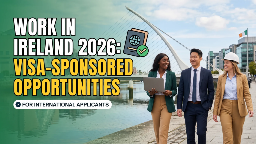 WORK IN IRELAND IN 2026: VISA SPONSORSHIP JOBS, IN-DEMAND OCCUPATIONS & APPLICATION STEPS